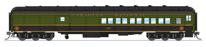 BLI 9117 HO Scale Coach Baggage Combine – Canadian National CN 7185