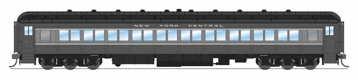 BLI 9737 HO Scale 80′ Passenger Coach New York Central NYC (Two-tone Gray)