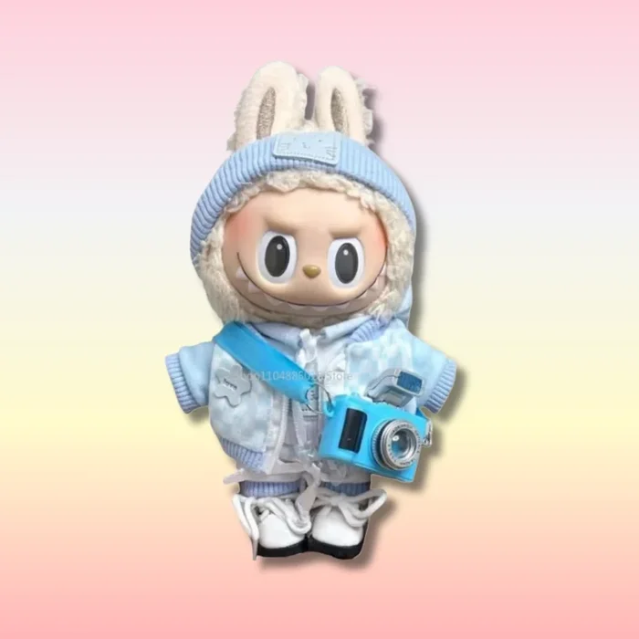 Blue Labubu Clothes