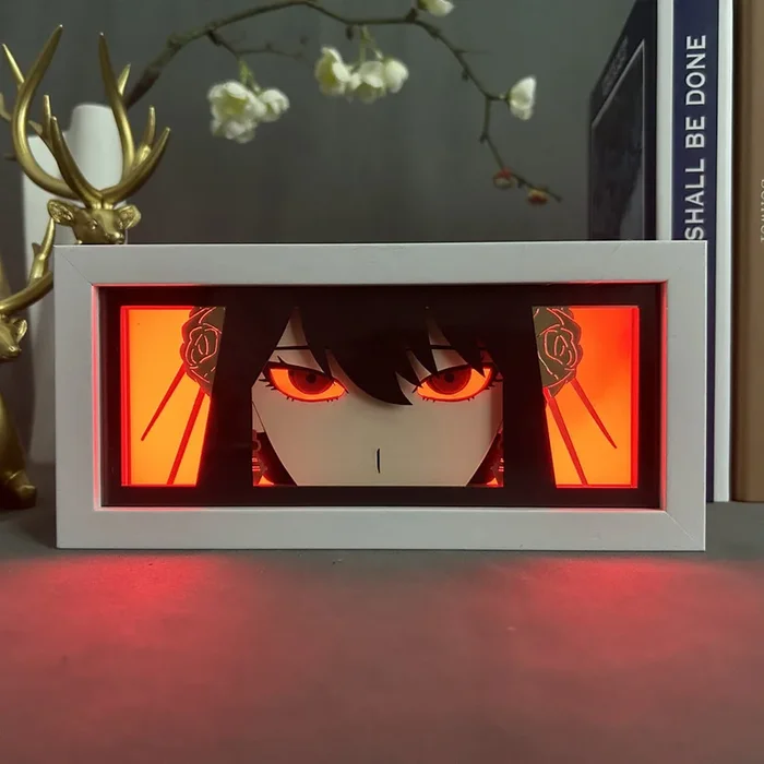 Boîte à lumière LED Yor Forger – Lampe 3D Anime Spy x Family