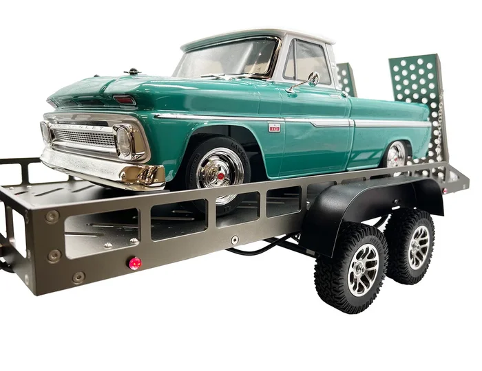 Bold RC 1/10 Scale Titanium Full Metal Trailer with LED Lights BOL5005