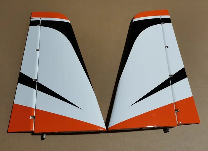Boomerang Ranger Horizontal Stabs with Elevator – Orange/White