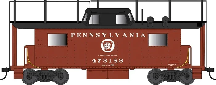 Bowser 42511 HO Scale PRR N8 Caboose Cabin Pennsylvania Cheseapeake Region PRR 478188 – Trainphone