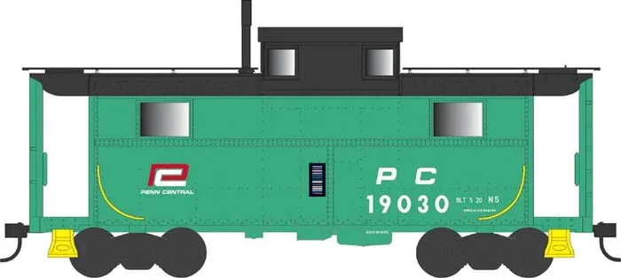 Bowser 43355 HO Scale PRR N5 Caboose Cabin Penn Central PC 19012