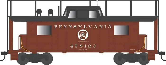 Bowser 43412 HO Scale PRR N8 Caboose Cabin w/Antenna Pennsylvania “Western Region” PRR 478122