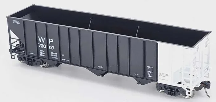 Bowser 43551 HO Scale 100 Ton 3-Bay Hopper Western Pacific WP 70049 (White End)