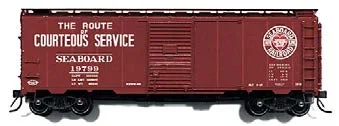 Branchline Trains 8014 HO Scale 40′ AAR Boxcar Kit Seaboard Air Line SAL #s Vary- NOS