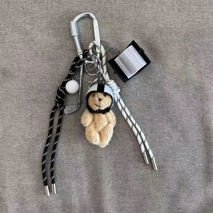Breloque pour sac en peluche Tee Time