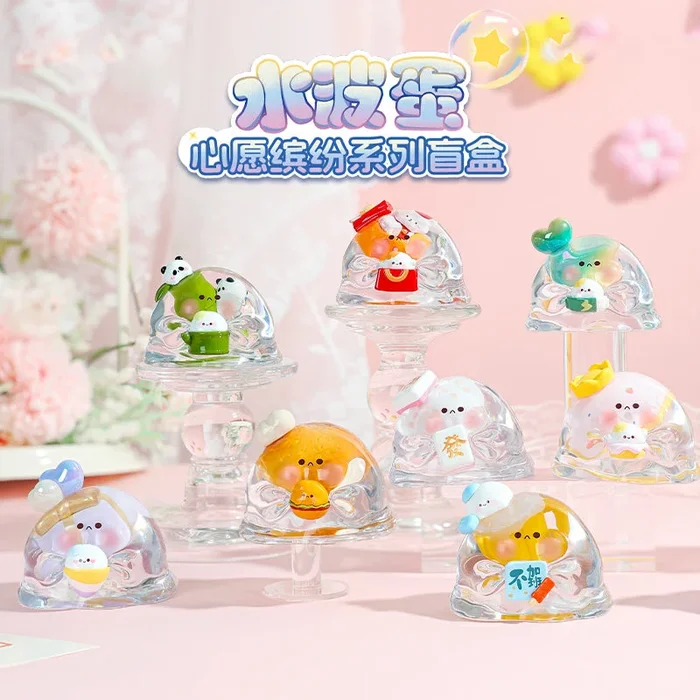 Bubble Eggs Colorful Wishes Series Figures