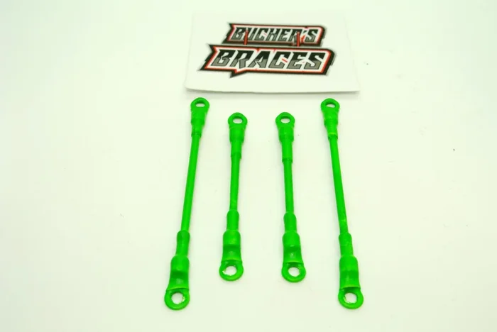 Bucher’s Braces for SC Mod, SC Late Model & Mudboss Bodies Green