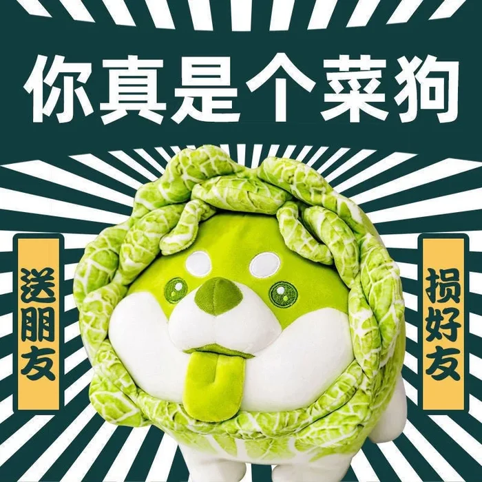 菜狗毛绒 45cm