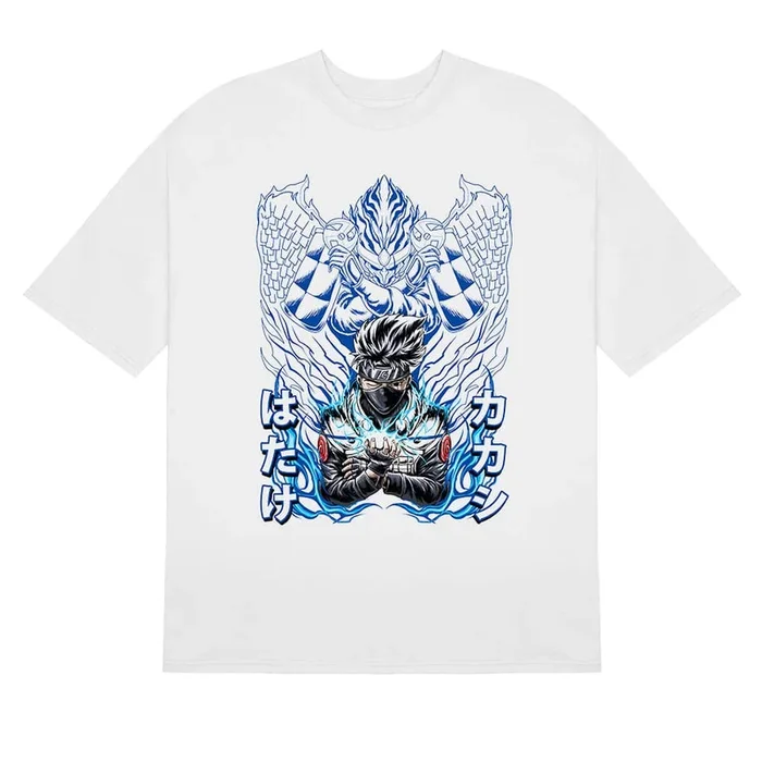 Camiseta Naruto Kakashi Hatake Lightning | Ropa de anime premium