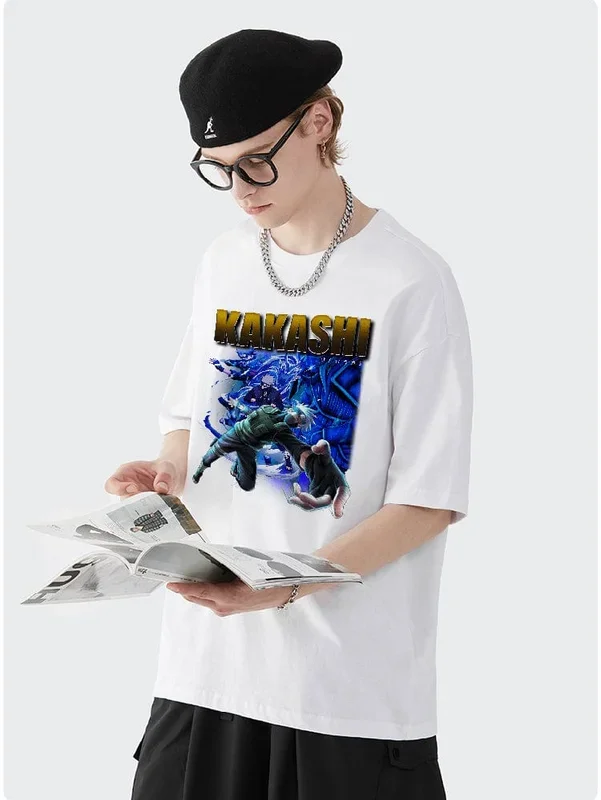 Camiseta Naruto Kakashi | Ropa de anime premium