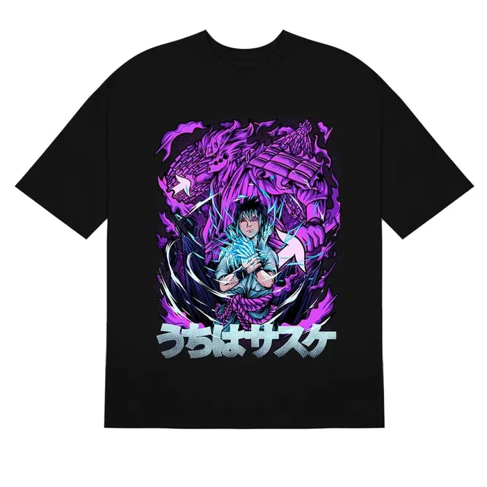 Camiseta Sasuke Uchiha Chidori-Diseño exclusivo de Naruto Shippuden