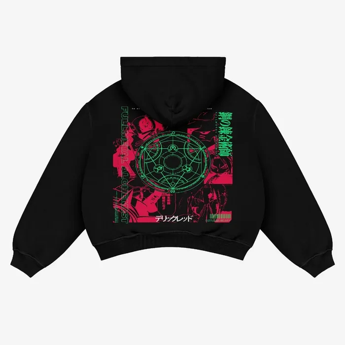 Capuz de anime de alquimista Fullmetal exclusivo – vestuário FMA de alta qualidade