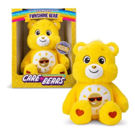 Care Bear 14 Inch Glitter Belly Funshine Bear