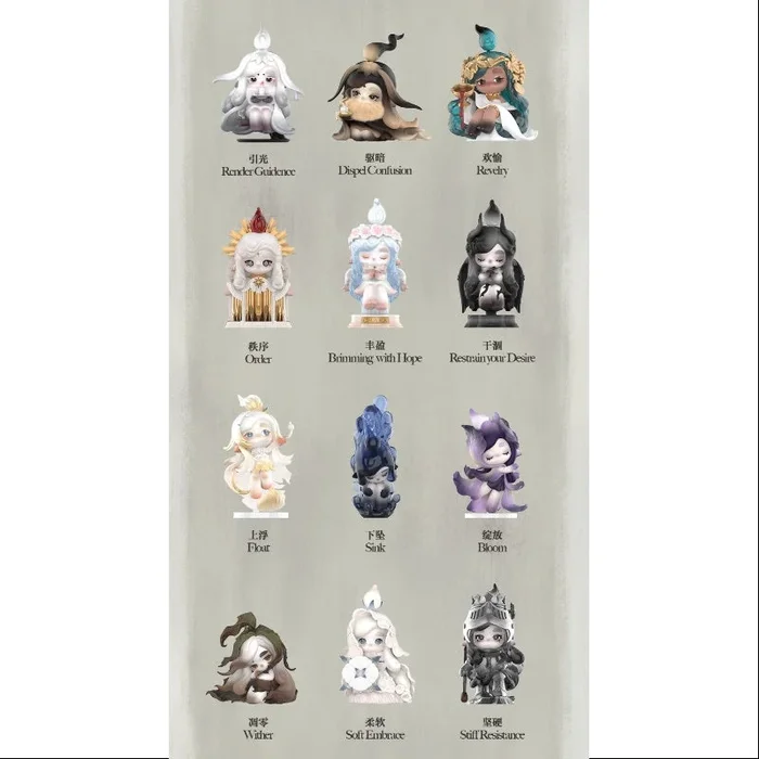 Chaka Candle Whisper Series Whole Set Opened