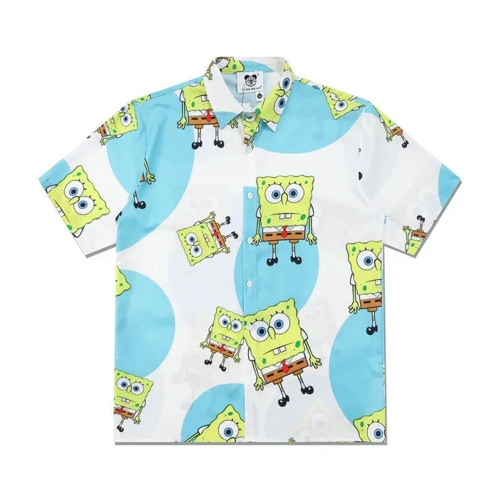 Chemise boutonnée anime Bob l’éponge