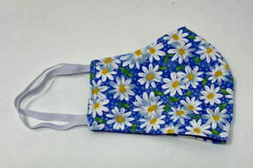 Child Daisy Face Mask Double Sided Kid Face Covering Adjustable Reusable Washable Face Shield