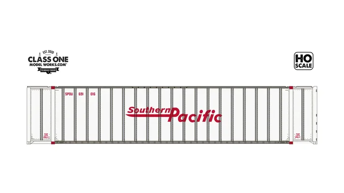 Class One Model Works HO Scale Monon 48′ Container Southern Pacific SPDU 691196 / 691255 2-Pack #2
