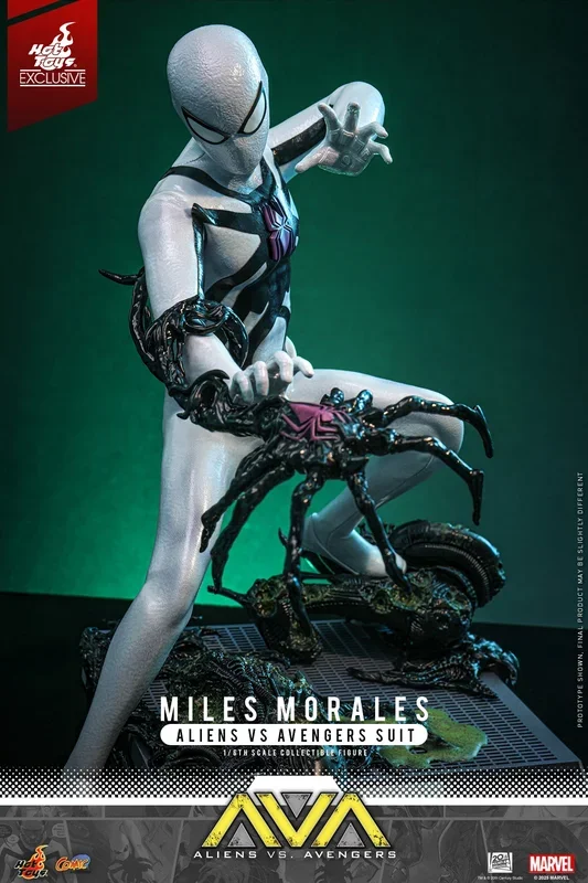 CMS027 – Aliens Vs. Avengers – 1/6th scale Miles Morales (Aliens Vs. Avengers Suit) Collectible Figure [Hot Toys Exclusive]