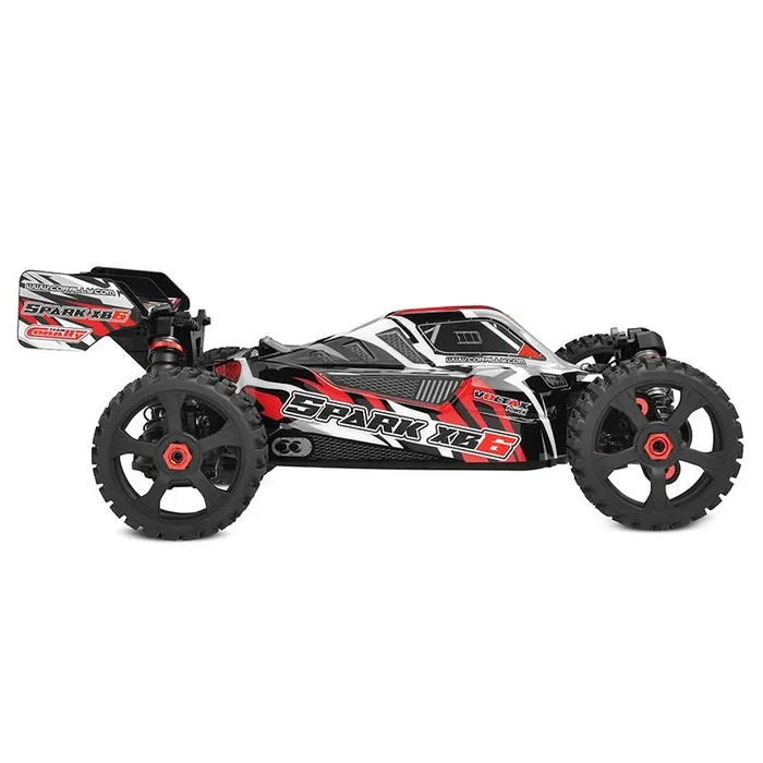 Corally Spark XB6 1/8 Scale 6S Basher Buggy 4WD ROLLER Red COR00485-R