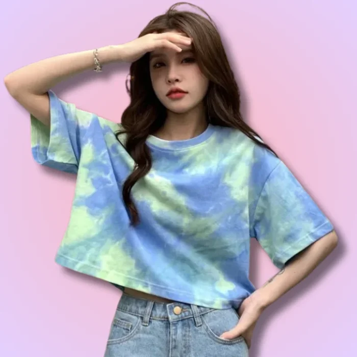 Crop T-shirt Décontracté