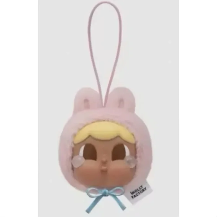 Crybaby Cring Blob Vinyl Face Plush Pendant Series Bunny pink