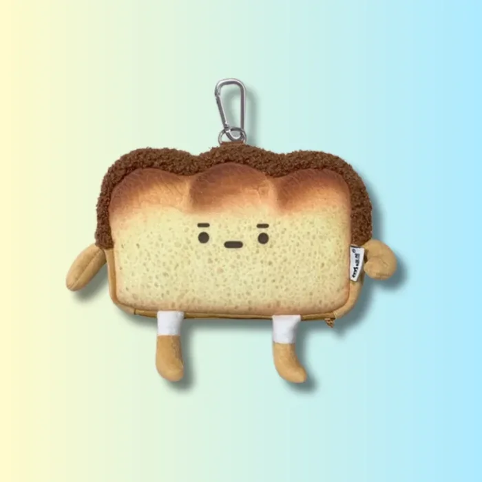 Cute Bread Toast Coin Purse