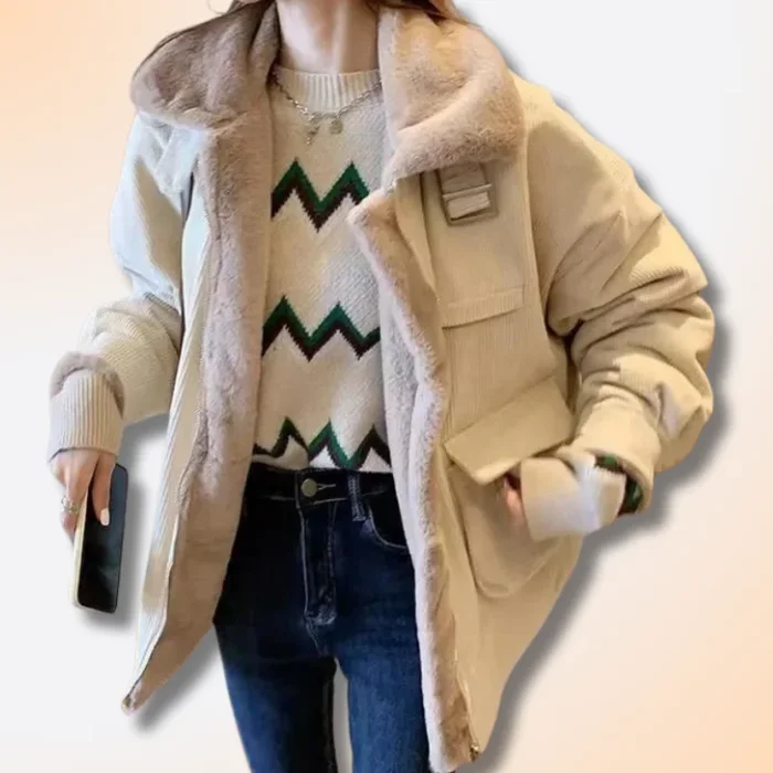 Cute Faux Fur Jacket