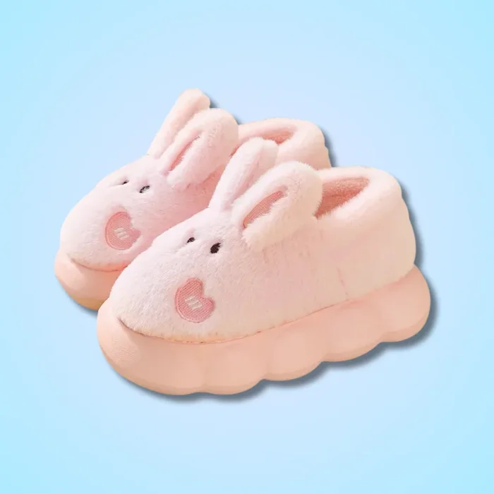 Cute Plush Bunny Slippers