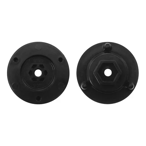 DE Racing 12mm Shallow Hex Short Axle Adapter (2) DER-SS-12SS