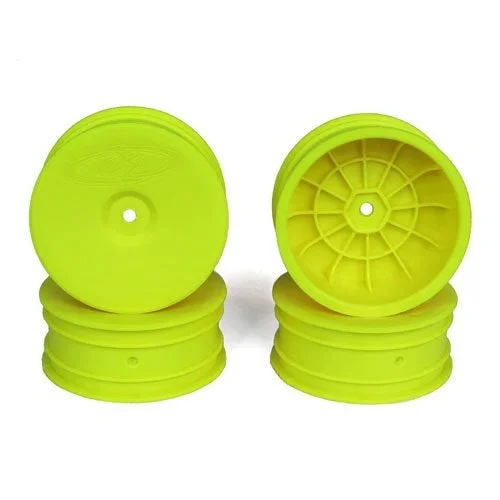 DE Racing Speedline Front Buggy Wheels for Associated B6.3 B6.4 B6.4D RB6 Yellow DER-SB4-AFY