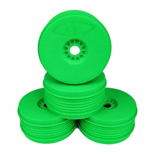 DE Racing SpeedLine Plus Wheels for 1/8 Buggy Green DER-PSB-8G