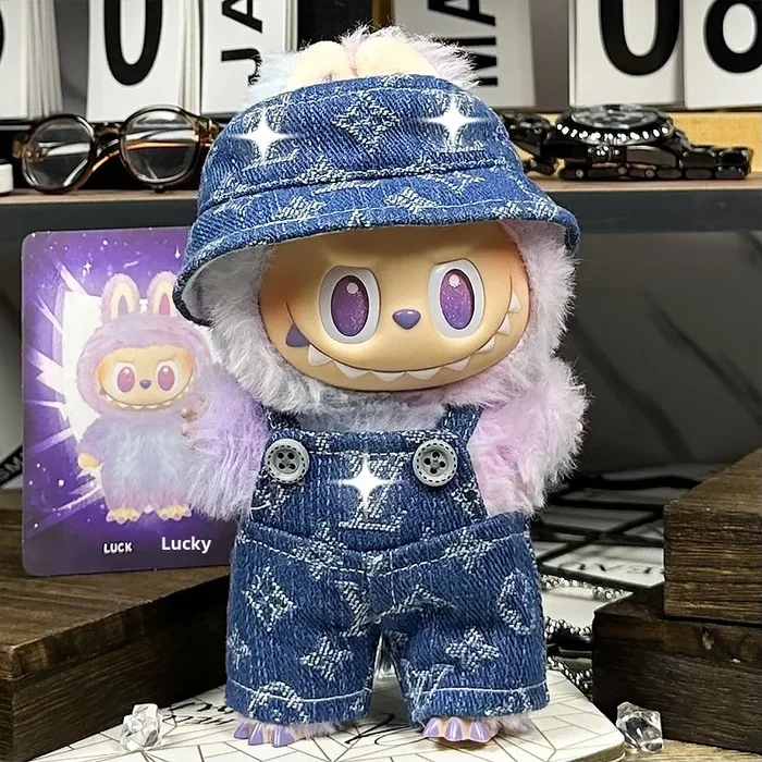 Denim Jean Outfit for Labubu Urban Kawaii Street Style