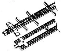 Details West FF-183 HO Scale 50′ Evans 20″ Cushion Underframe