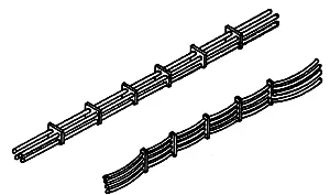 Details West TC-224 HO Scale Traction Motor Cable Set
