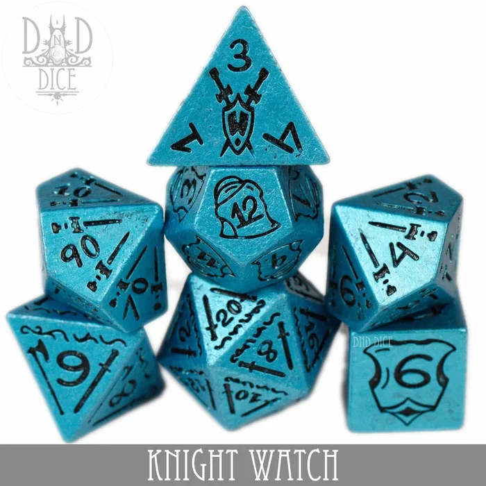 DND DICE Knight Watch Dice Set