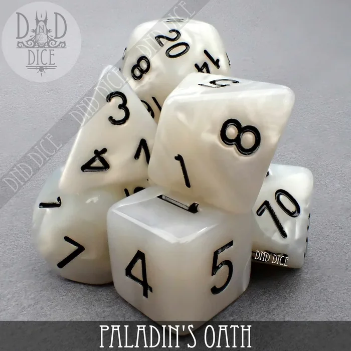 DND DICE Paladin’s Oath Dice Set