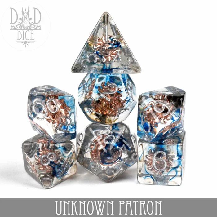 DND DICE Unknown Patron Dice Set