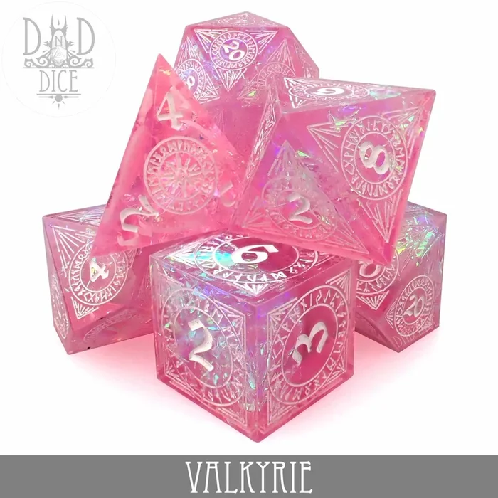 DND DICE Valkyrie Handmade Dice Set