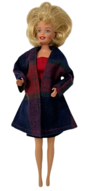 Doll Clothes Superstore 4-Piece Flannel Suit for Barbie & 11.5-Inch Fashion Dolls