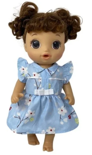 Doll Clothes Superstore Baby Blue Dress Fit Some Baby Alive And Little Baby Dolls