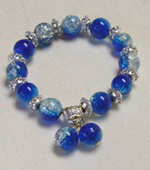 Doll Clothes Superstore Bright Blue Bracelet