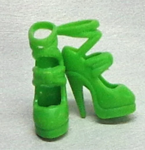 Doll Clothes Superstore Green Ankle Straps fits Barbie and 11 1/2 ” Doll