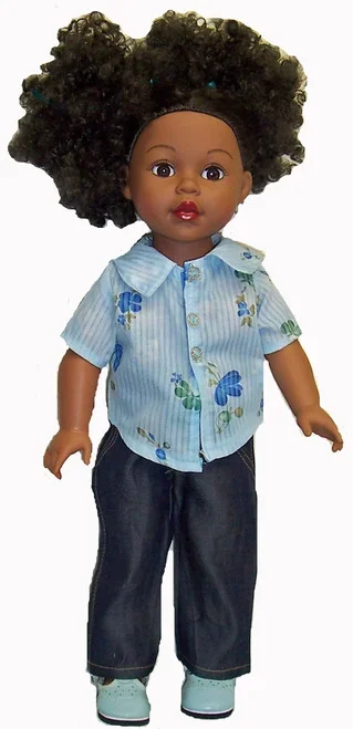 Doll Clothes Superstore Handmade Casual Jeans With Shirt For 18 Inch Dolls