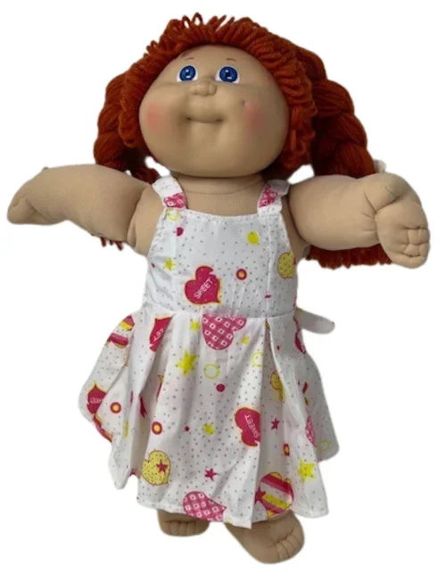 Doll Clothes Superstore Handmade Multi-Colored Floral Dress Fits 18-Inch Girl Dolls