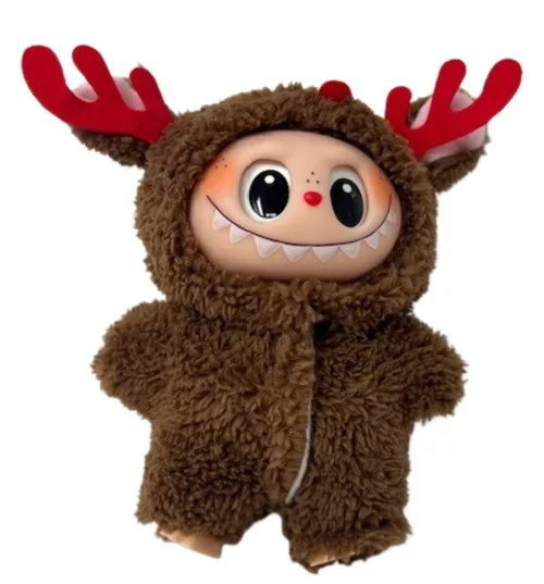 Doll Clothes Superstore Ho Ho Ho! 17cm Dressed as Rudolph the Reindeer