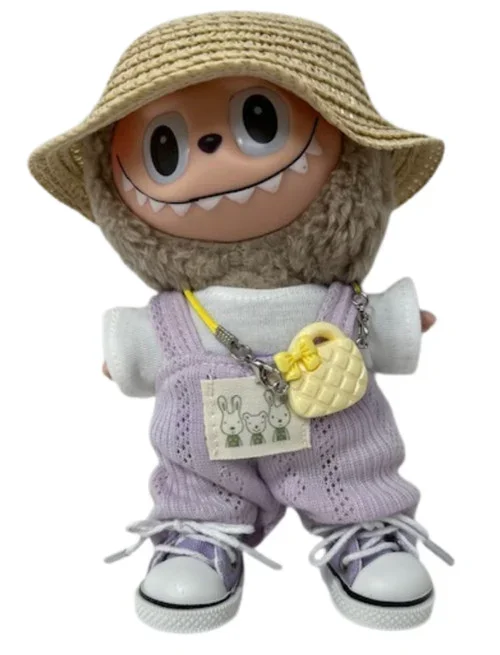 Doll Clothes Superstore Lavender Dreams: 6-Piece Shopping Outfit for 17.5 cm Labubu Dolls