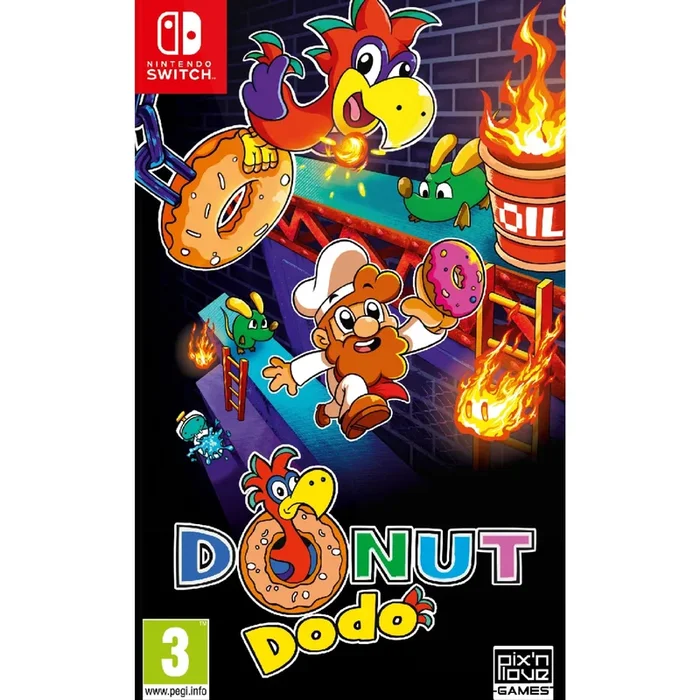 Donut Dodo – Nintendo Switch Classic Arcade Game
